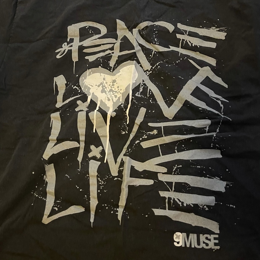 Peace love live life shirt